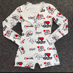 "All you need is Love" onesie