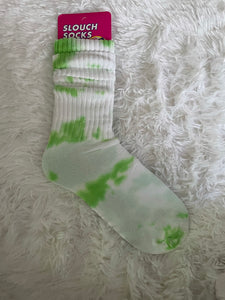 Tie Dye Slouch Socks