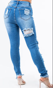 Plus Size High Rise Skinny Jeans